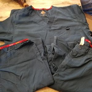 Caribbean blue scrubs